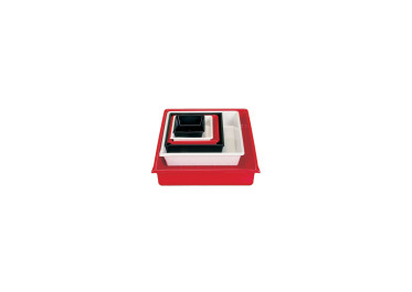 KAISER CUVETTE DE LABO 30X40 CM ROUGE