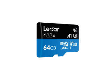 LEXAR MICRO SD 633X BLUE 64GB CLASS 10 U3