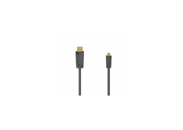 HAMA CABLE HDMI MALE TYPE A/Micro HDMI MALE TYPE D ETHERNET 1.5M