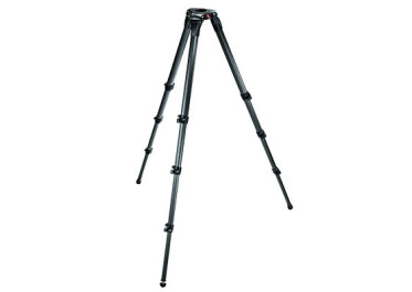 MANFROTTO 536 TREPIED VIDEO 3 STAGE CARBONE MPRO 75/100MM