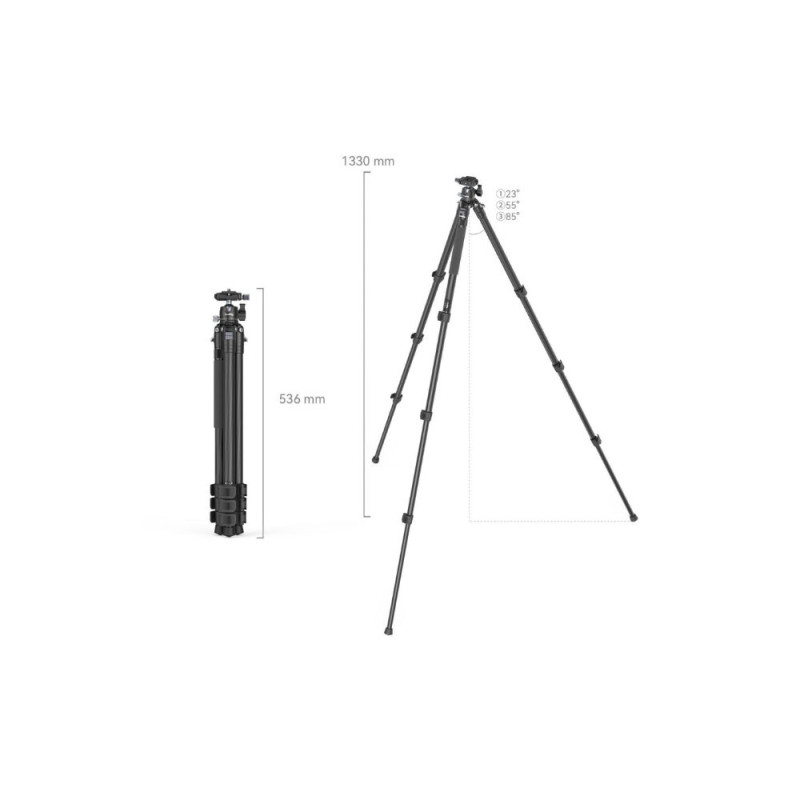 SMALLRIG 4060 TREPIED FIBRE CARBONE AP-10