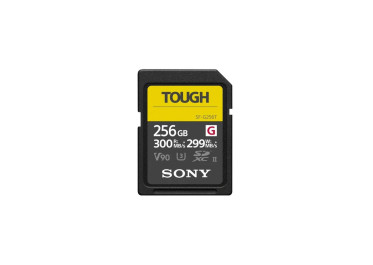 SONY SD SERIE G TOUGH UHS-II 256 GB CL 10(jusqu'à 300MB/S en lecture et 299MB/S en écriture)