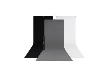 WESTCOTT KIT 3 FONDS X-DROP NOIR/GRIS/BLANC 1,5X3,7M