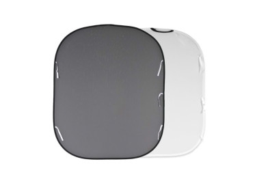 MANFROTTO FOND PLIANT 1,5X1,8M BLANC/GRIS MOYEN