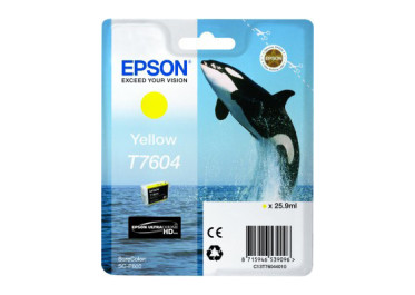 EPSON ENCRE T7604 ORQUE JAUNE POUR P600
