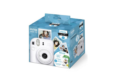 FUJIFILM INSTAX MINI 12 WHITE PACK ICONIQUE