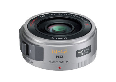 PANASONIC LUMIX 14-42 mm f/3,5-5,6 Asph. Power O.I.S. PZ Argent