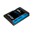 LEXAR PRO SD 800X BLUE SERIES 64GB UHS-1 V30