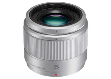 PANASONIC LUMIX 25 mm f/1,7 Asph. Lumix G Argent