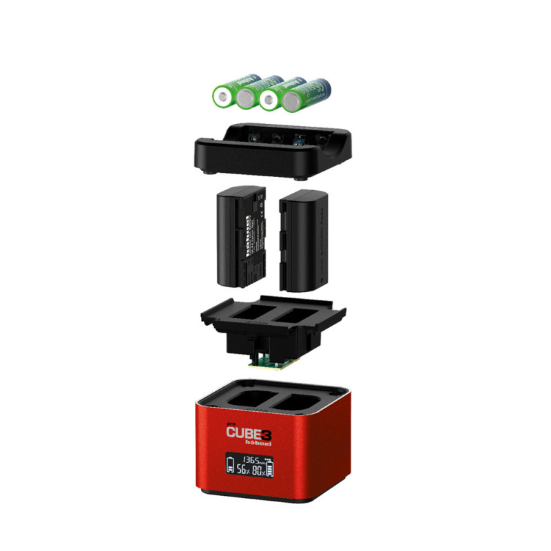 HAHNEL PROCUBE3 Chargeur pour batteries Canon LP-E6(N/H/P) / LP-E8 / LP-E17