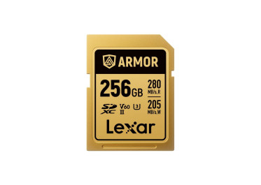 LEXAR SDXC PRO GOLD SERIES ARMOR UHS-II 256GB V60