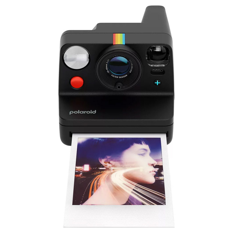 POLAROID NOW+ Generation 3 Noir + Pack de films couleurs (8 Photos)