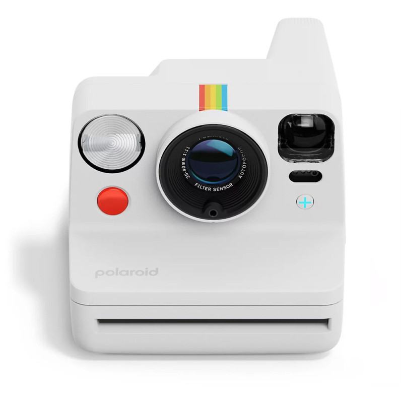 POLAROID NOW+ Generation 3 Blanc + Pack de films couleurs (8 Photos)