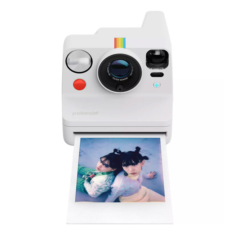POLAROID NOW+ Generation 3 Blanc + Pack de films couleurs (8 Photos)