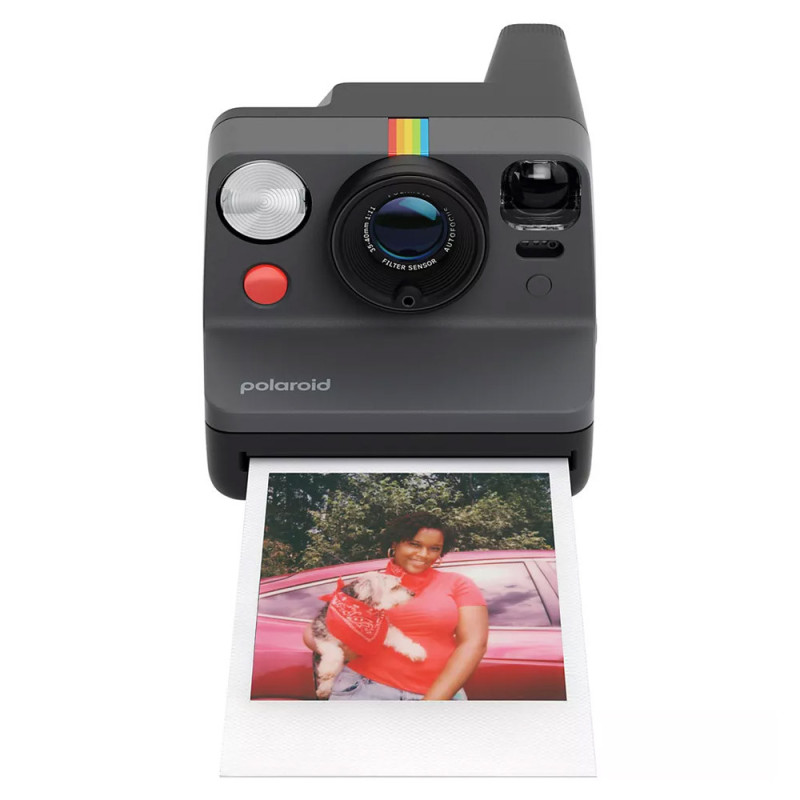 POLAROID NOW Generation 3 Noir + Pack de films couleurs (8 Photos)