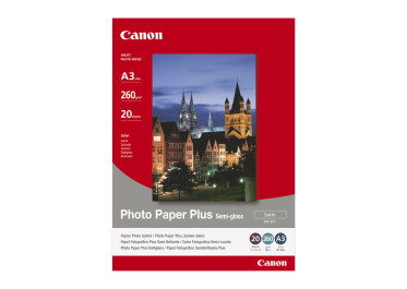CANON SG-201 papier PHOTO satiné 260 gr/m² format A3 (297x420) pochette de 20 feuilles