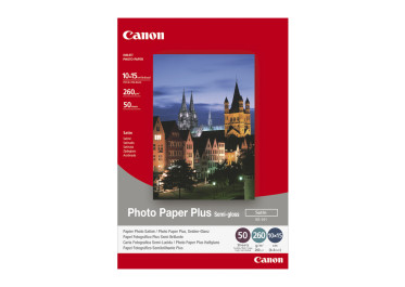 CANON SG-201 papier PHOTO satiné 260 gr/m² format A6 (105x148) pochette de 50 feuilles