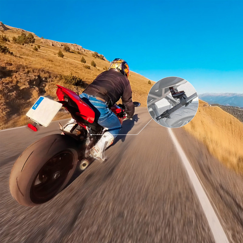 INSTA360 MOTORCYCLE SELFIE STICK SUPPORT CLAMP