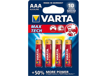 VARTA Pile Longlife Max Power AAA / LR03 x4