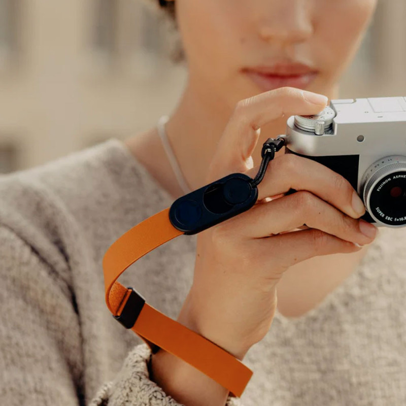 PEAK DESIGN CUFF LEATHER CAMERA STRAP WRIST AMBRE