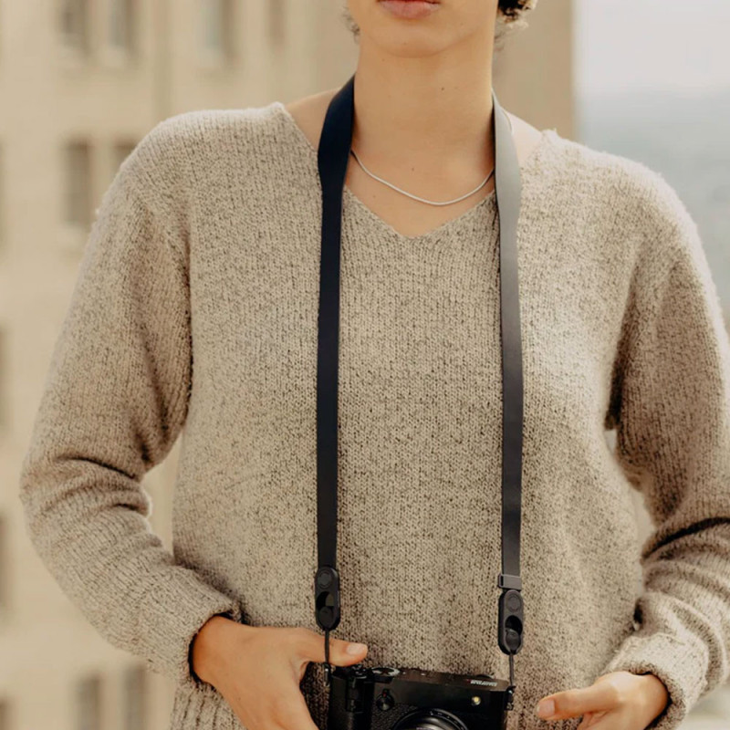 PEAK DESIGN FORM LEATHER CAMERA STRAP STANDARD BLACK