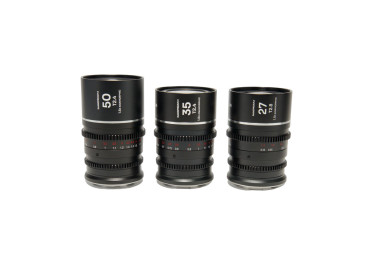 LAOWA NANOMORPH S35 BUNDLE(27/35/50) SONY E SILVER