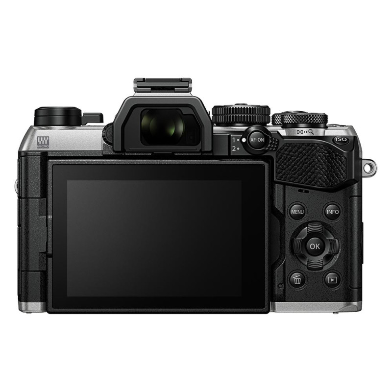 OM SYSTEM OM-5 Mark II Silver + 12-40 mm f/2,8 PRO II + Jumelles 8-16X40 S + 2e batterie BLS-50 | Kit Camara