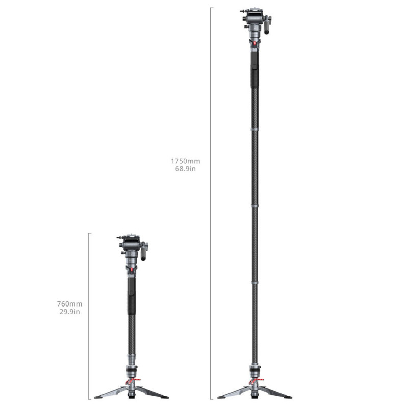SMALLRIG 5565 Carbon Fiber Video Monopod