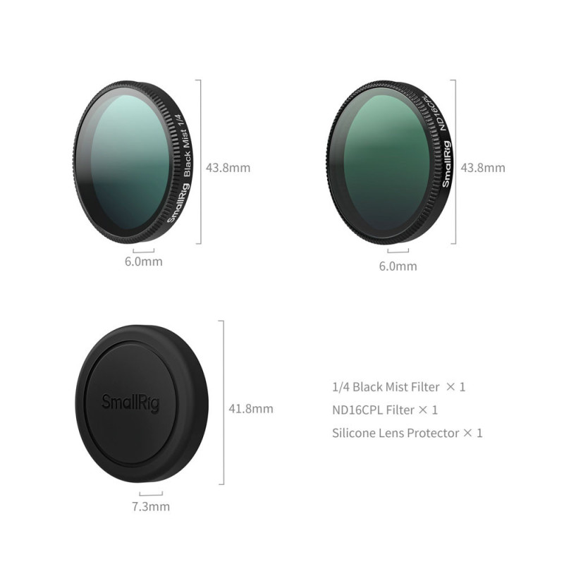 SMALLRIG 5896 FILTER KIT POUR DJI ACTION 6