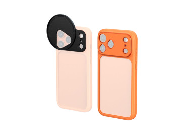 SMALLRIG 5795 FilMov Lightweight Photography Bumper Case Orange pour iPhone 17 Pro Max