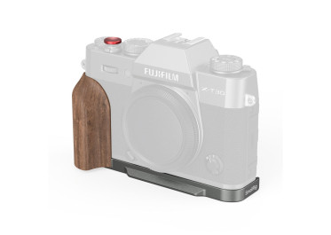 SMALLRIG 5668 L-SHAPED MOUNT PLATE WOODEN POUR X-T30/X-T30 II/ X-T30 III CHARCOAL