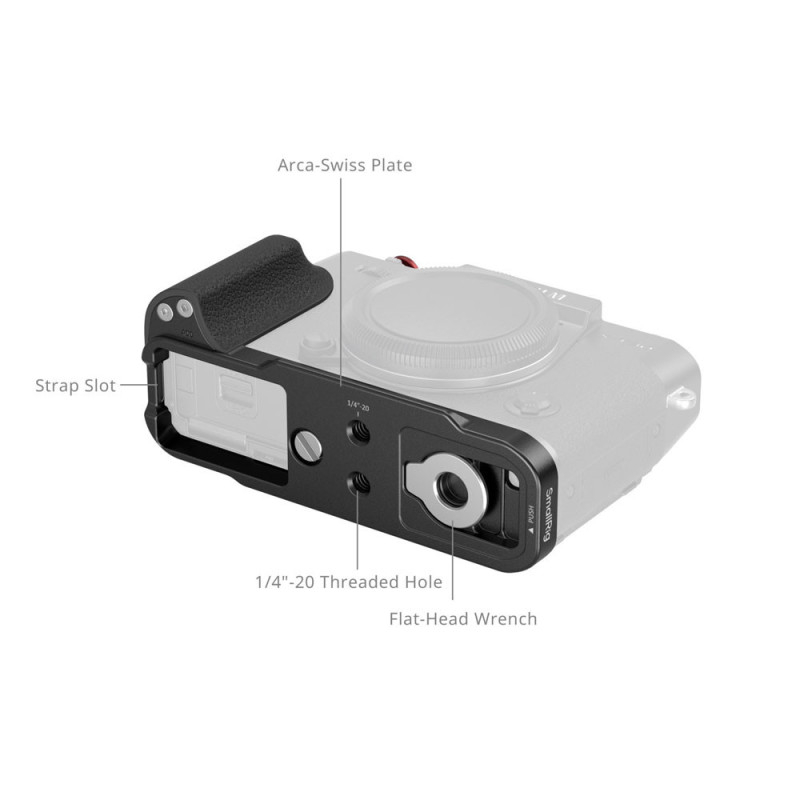 SMALLRIG 5663 L-SHAPED MOUNT PLATE POUR X-T30/X-T30 II/ X-T30 III NOIR