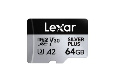 LEXAR MICRO SD SILVER PLUS UHS-I 64GB V30