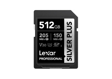 LEXAR PRO SD 1366X SILVER PLUS 512GB R205/W150 V30 U3