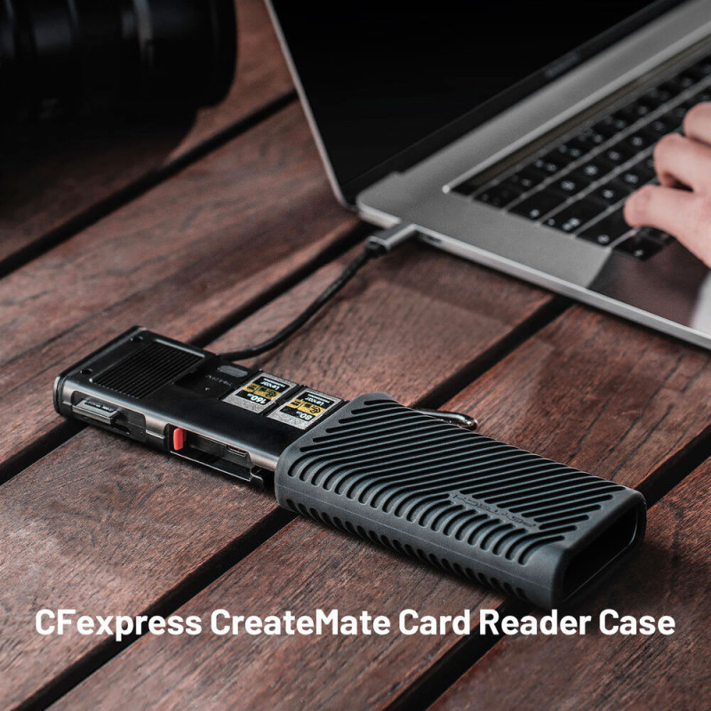 PGYTECH CREATEMATE BOITIER LECTEUR DE CARTES CFEXPRESS TYPE A/SD VERT