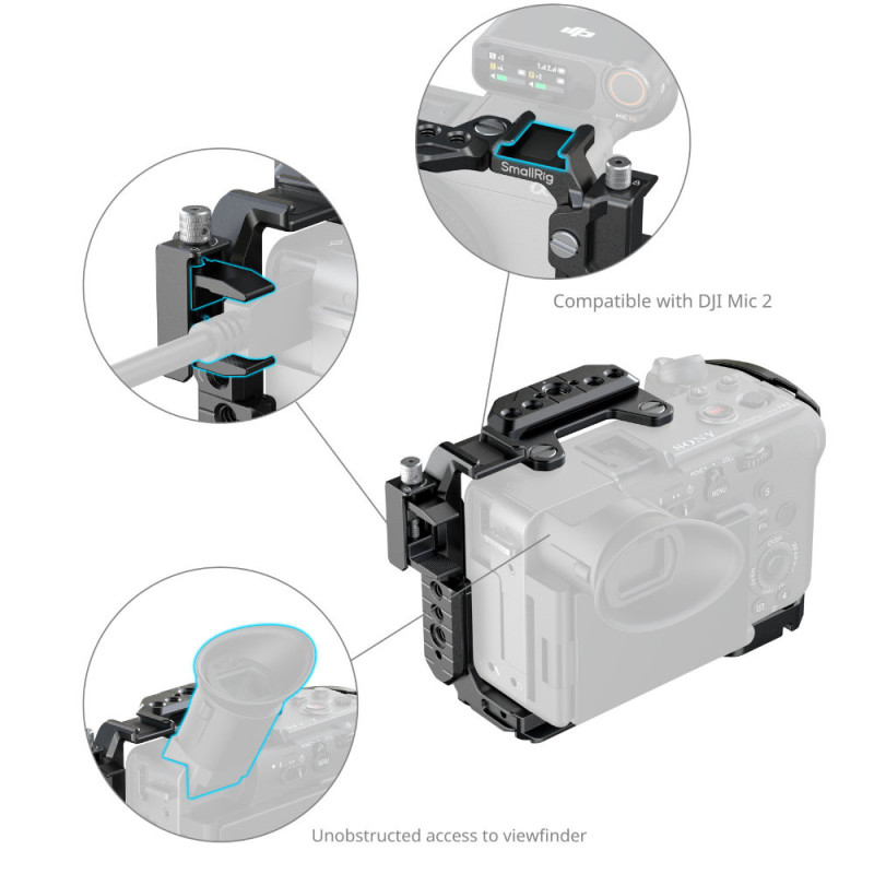 SMALLRIG 5588 CAGE KIT POUR SONY FX2
