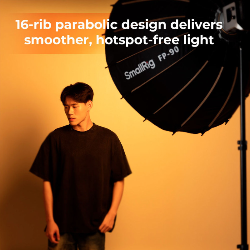 SMALLRIG 5396 FP-60 QUICK SETUP FOLDING PARABOLIC SOFTBOX