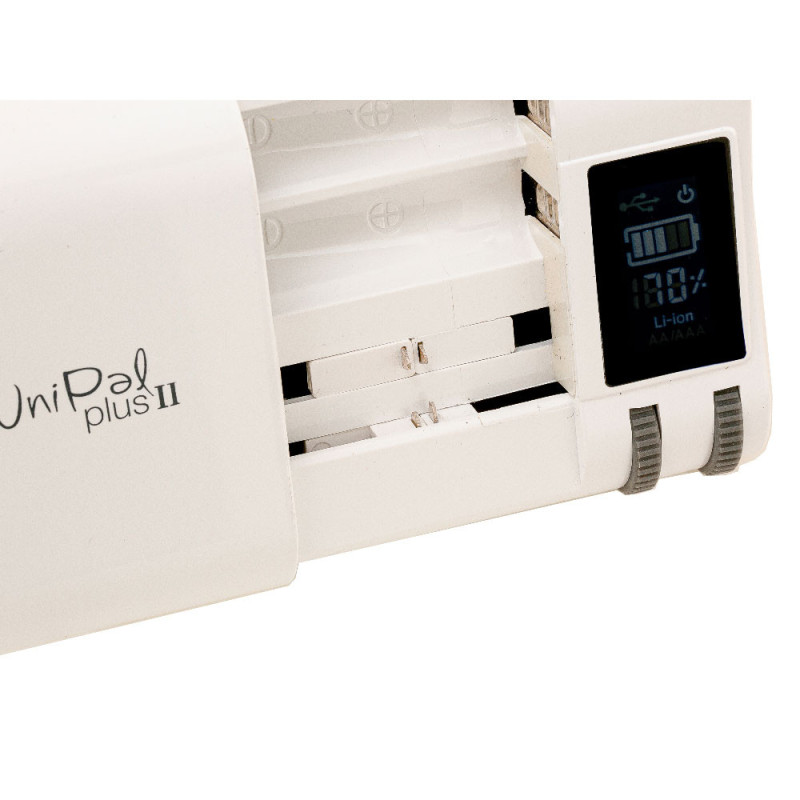 Chargeur Universel Hahnel UniPal Plus II – USB-C, LCD, Multi-Batteries