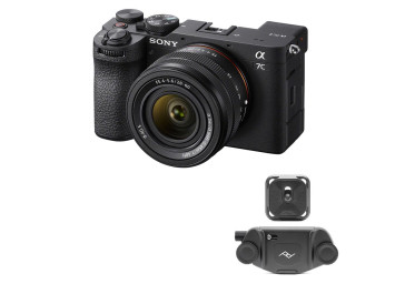 SONY ALPHA 7C II Noir + FE 28-60 mm f/4,0-5,6 + Peak Design CAPTURE V3 noir Plateau standard fourni