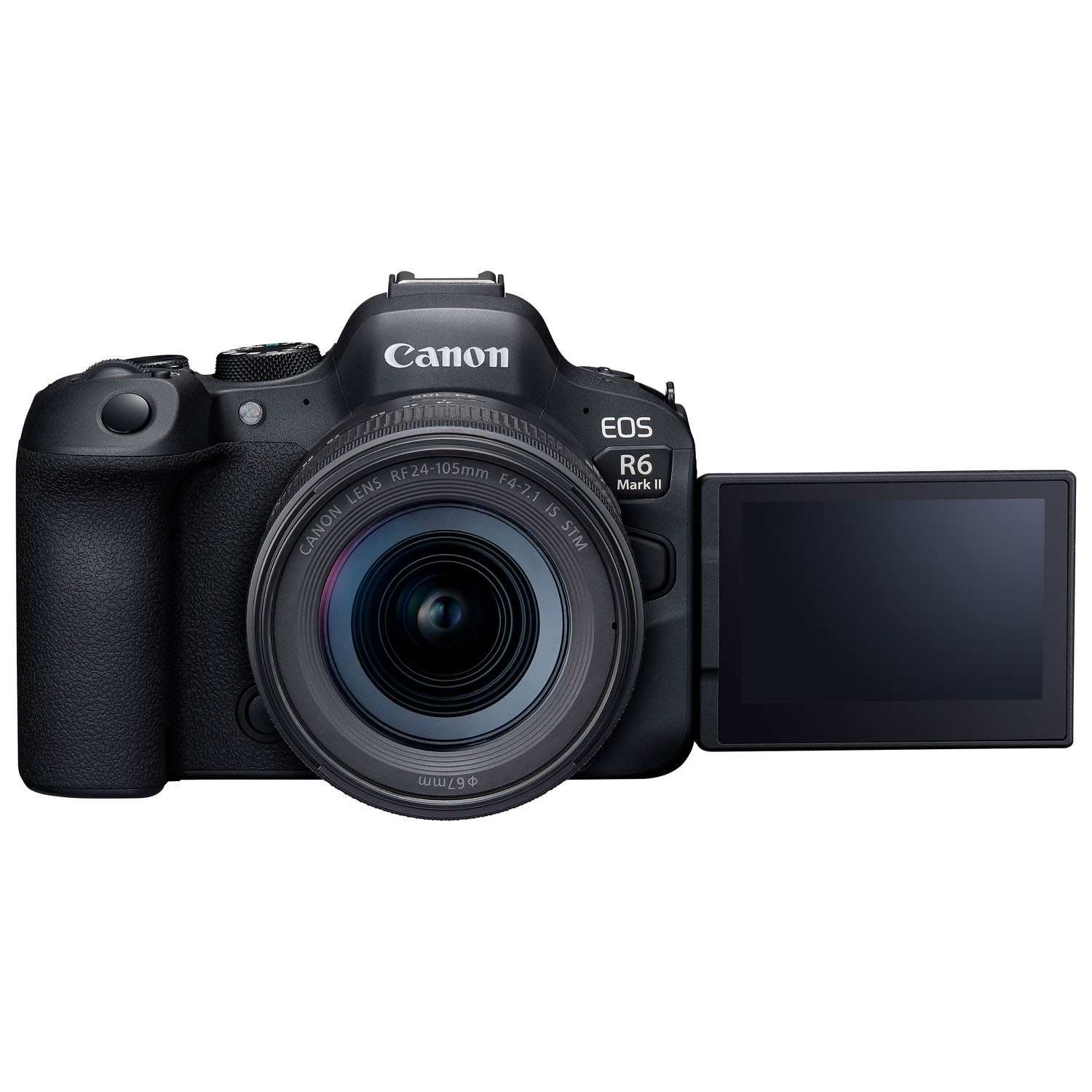 CANON EOS R6 Mark II + RF 24-105 mm : Hybride 24,2 MP et vidéo 4K 60p
