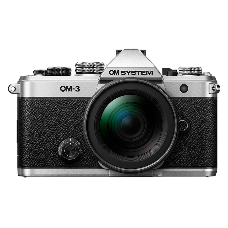 OM SYSTEM OM-3 Silver + 12-45 mm f/4 PRO ED + Grip Leofoto