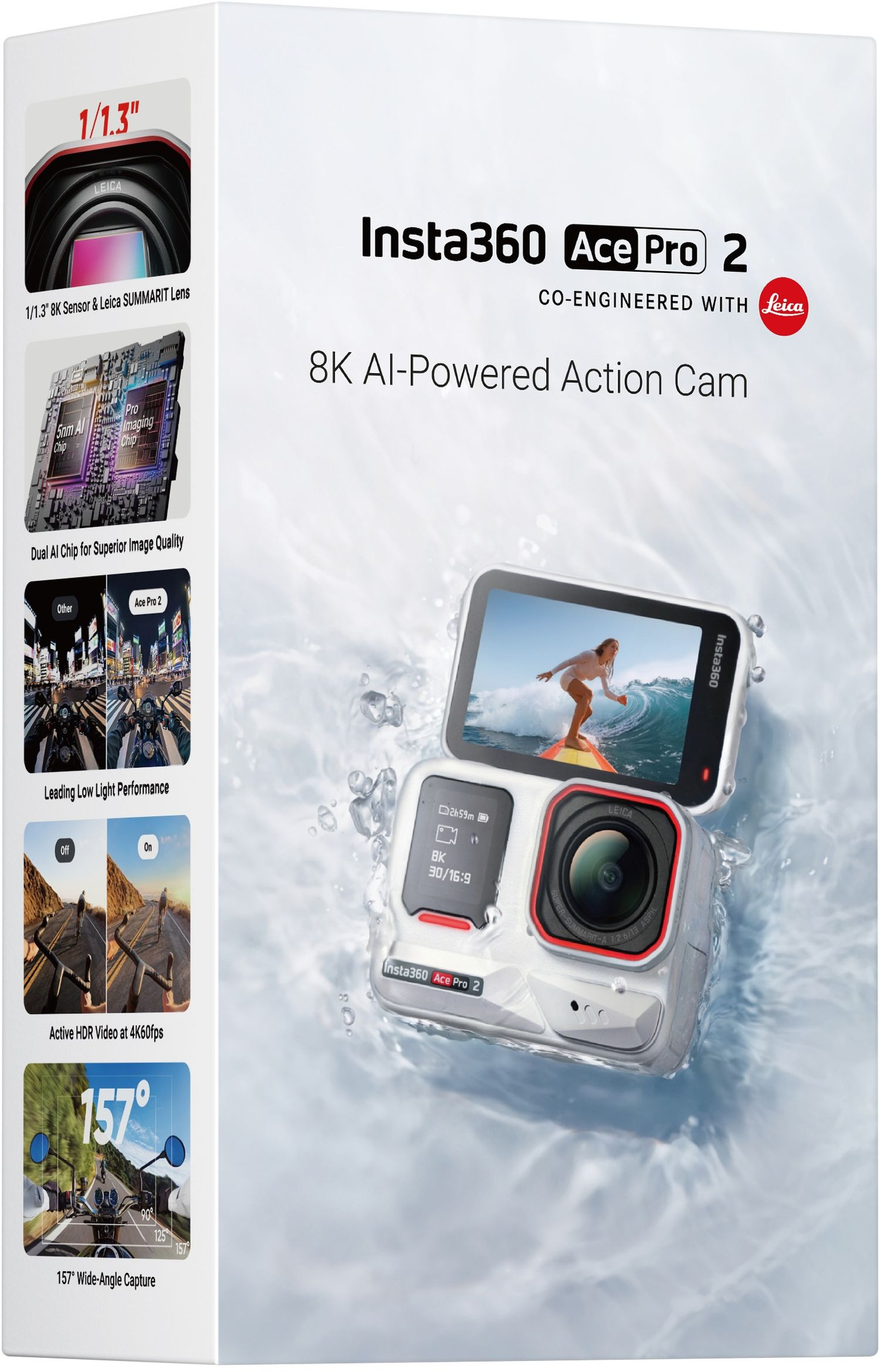 INSTA360 ACE PRO 2 ARTIC WHITE XPLORER BUNDLE