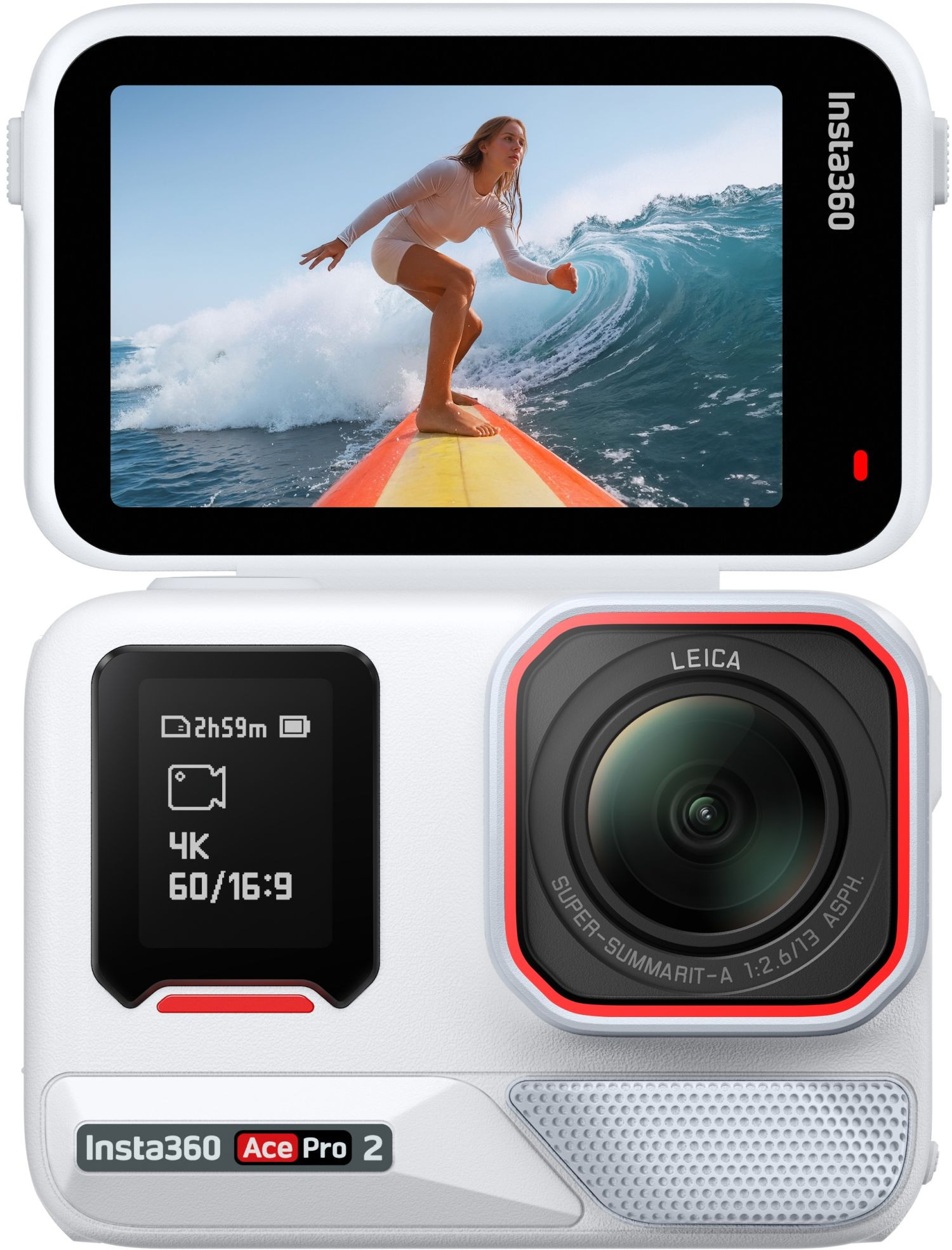 Insta360 Ace Pro 2 Arctic White Xplorer Bundle - Caméra d'action 8K IA