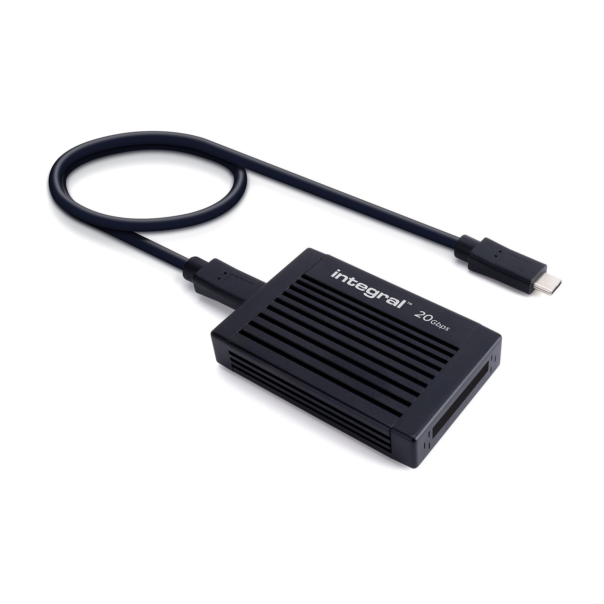 Lecteur de cartes CFexpress Type B USB-C 3.2 Integral - 20 Gbps