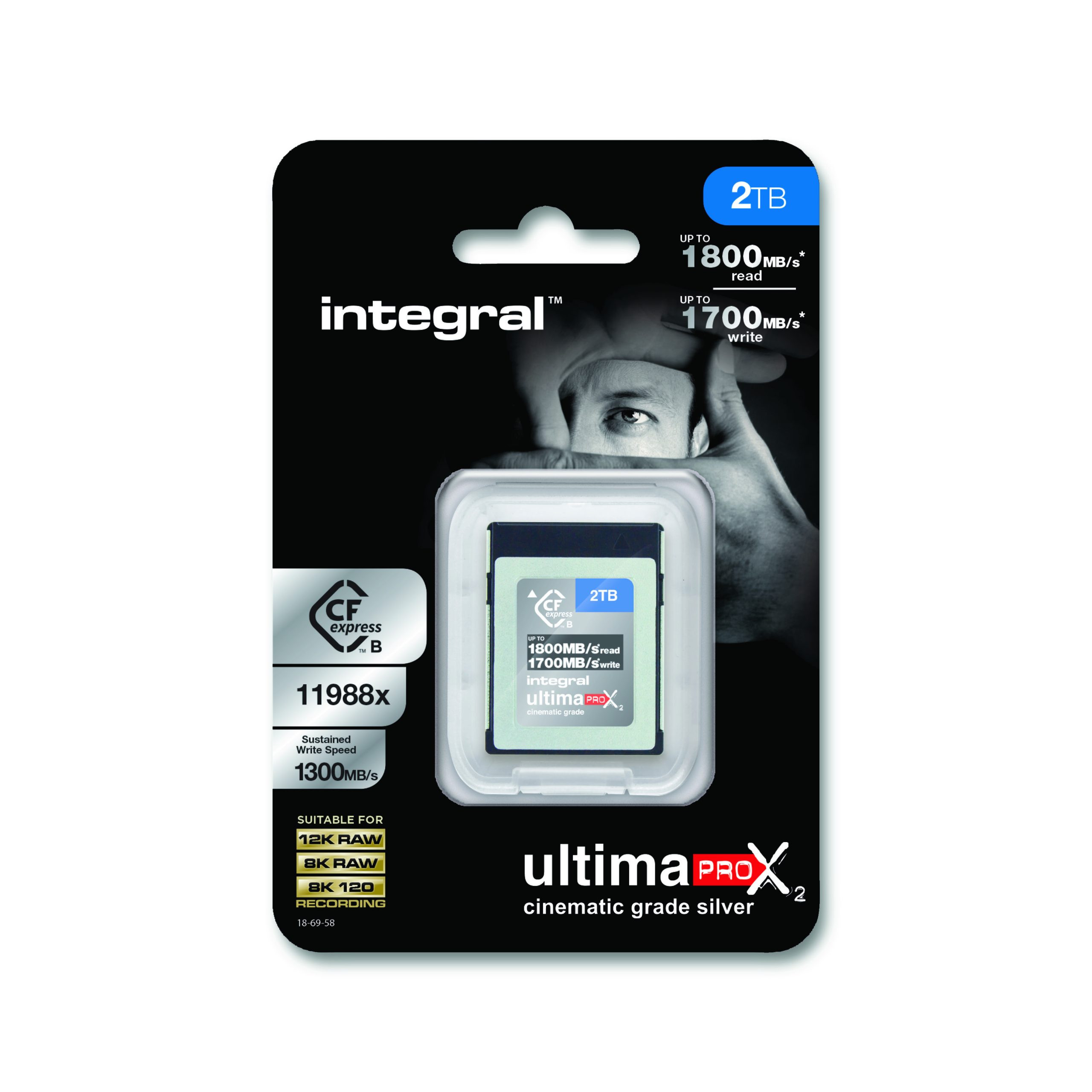 Carte CFexpress Type B Integral 2 To - 1800/1700 Mo/s - Camara.net