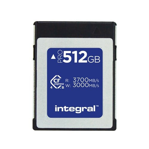 INTEGRAL CFEXPRESS TYPE B 512GO STUDIO GRADE 4.0 3700/3000