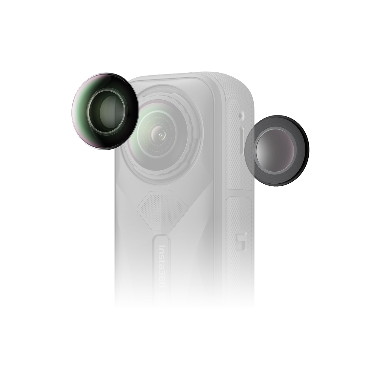 Kit lentilles de rechange Insta360 X5 - Double lentille HD officielle