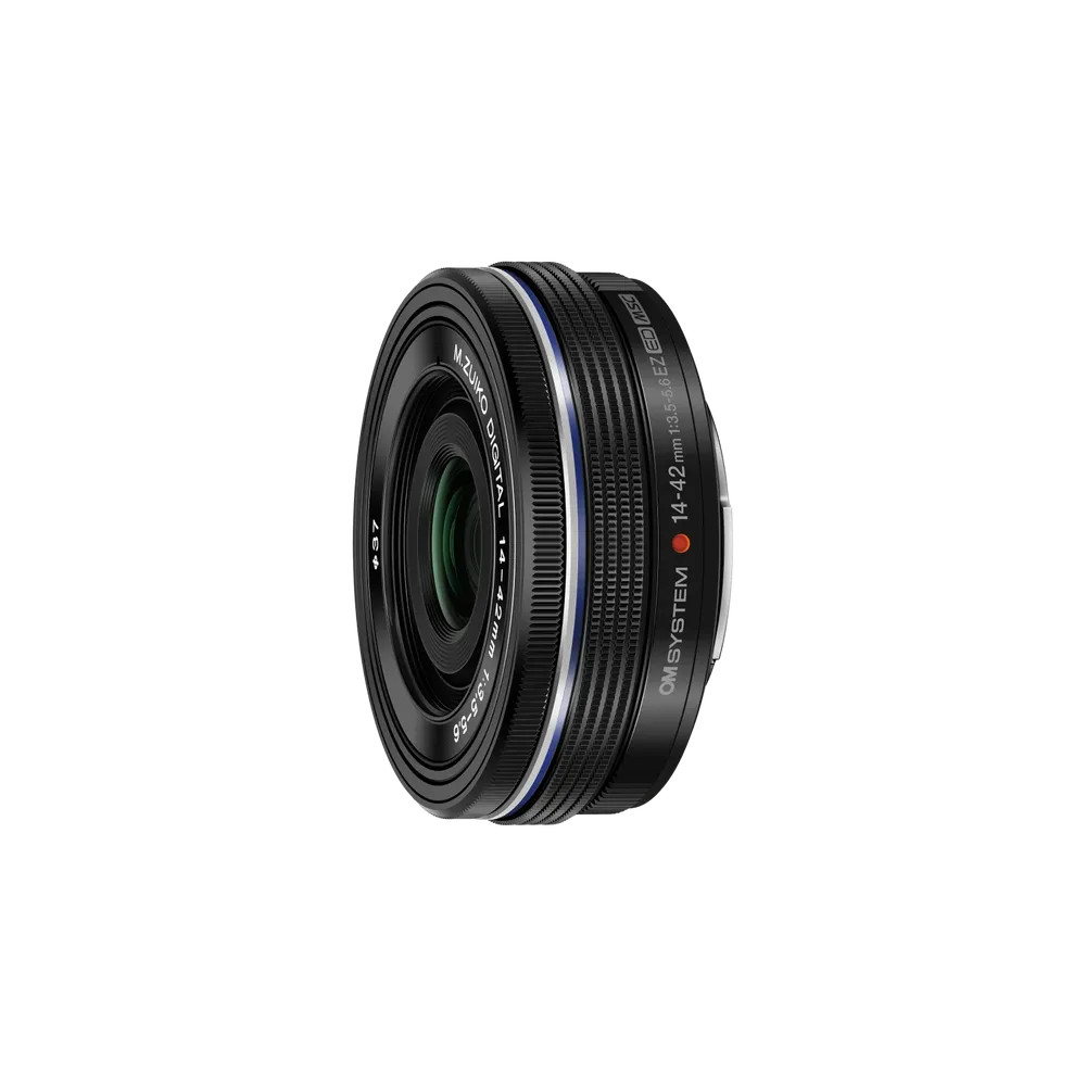 OM SYSTEM 14-42mm f/3.5-5.6 EZ Noir - Zoom pancake ultra-fin