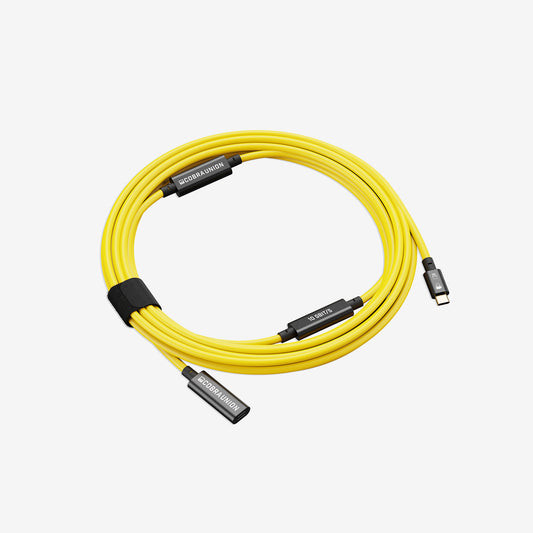 Rallonge USB-C 10m jaune Cobra Union - 5Gbit/s pour tethering photo