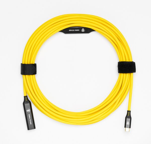 COBRA UNION RALLONGE USB-C / USB-C FEMELLE 10M 5GBITS JAUNE